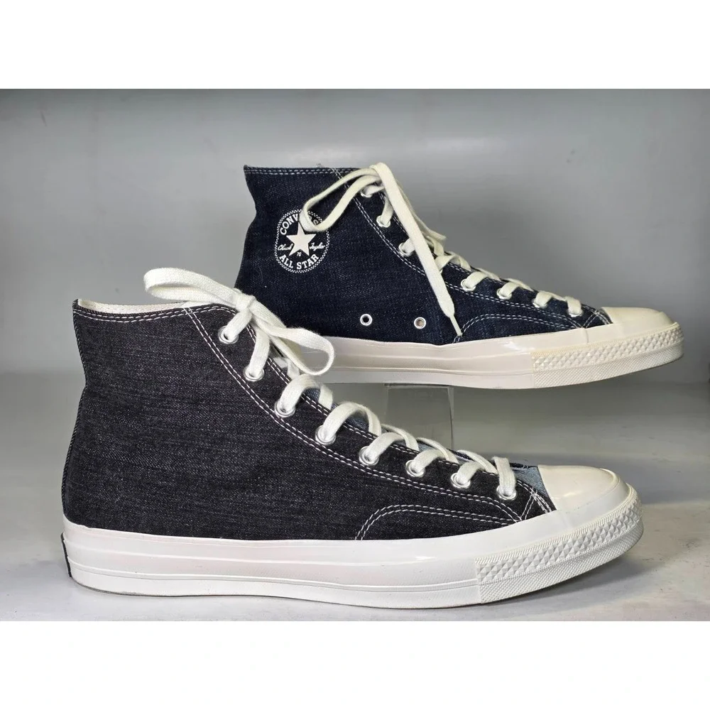 Converse Chuck Taylor All Star 70 Mens Size 11.5 Womens 13.5 Blue Black Sneakers - Picture 4 of 16